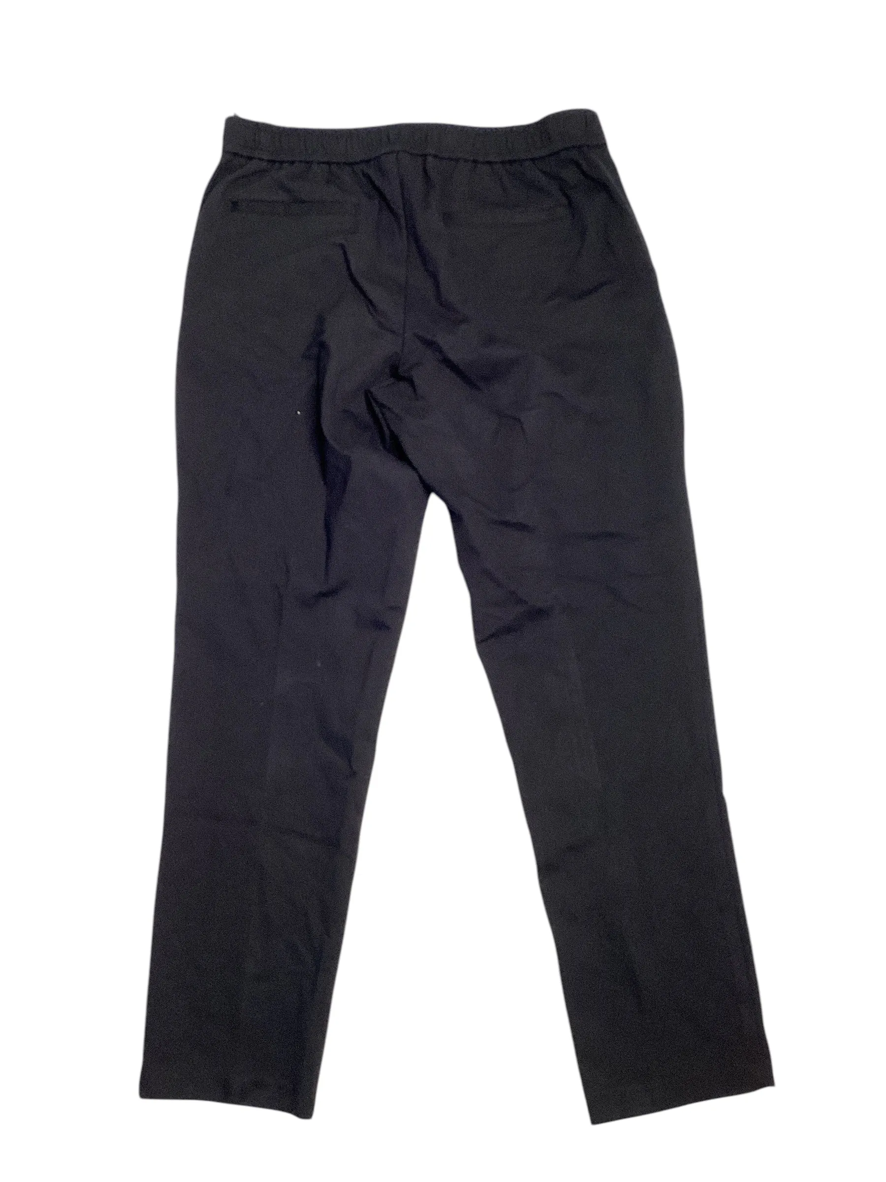 Alfani Mens Regular Fit Polyspan Dress Suit Pants Deep Black 33 x 30