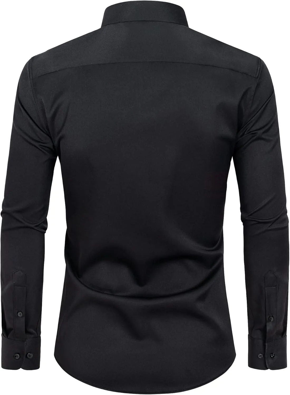 Alimens & Gentle Slim Fit Mens Dress Shirts for Men Button Down Long Sleeve Dress Shirts Wrinkle Free Formal Stain Proof