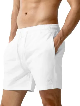 Arjen Kroos Men Sweat Cotton Shorts with Zipper Pockets 5 Inch Athletic Gym Stretch Workout Short