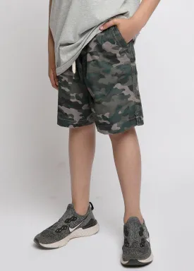 Camo Corduroy Short