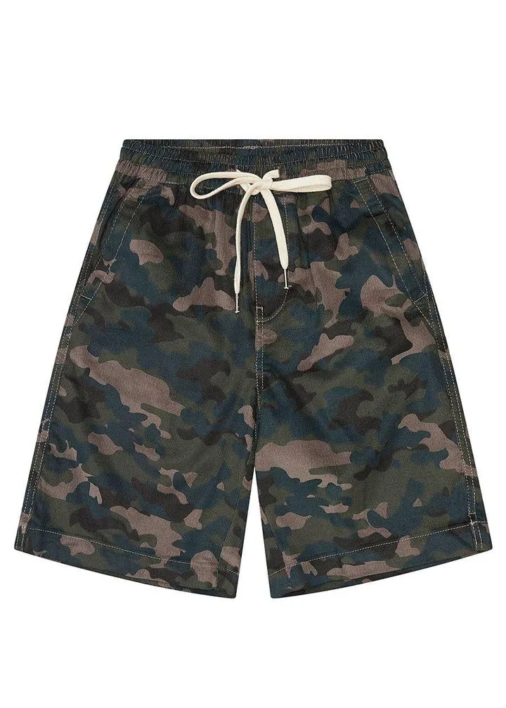 Camo Corduroy Short