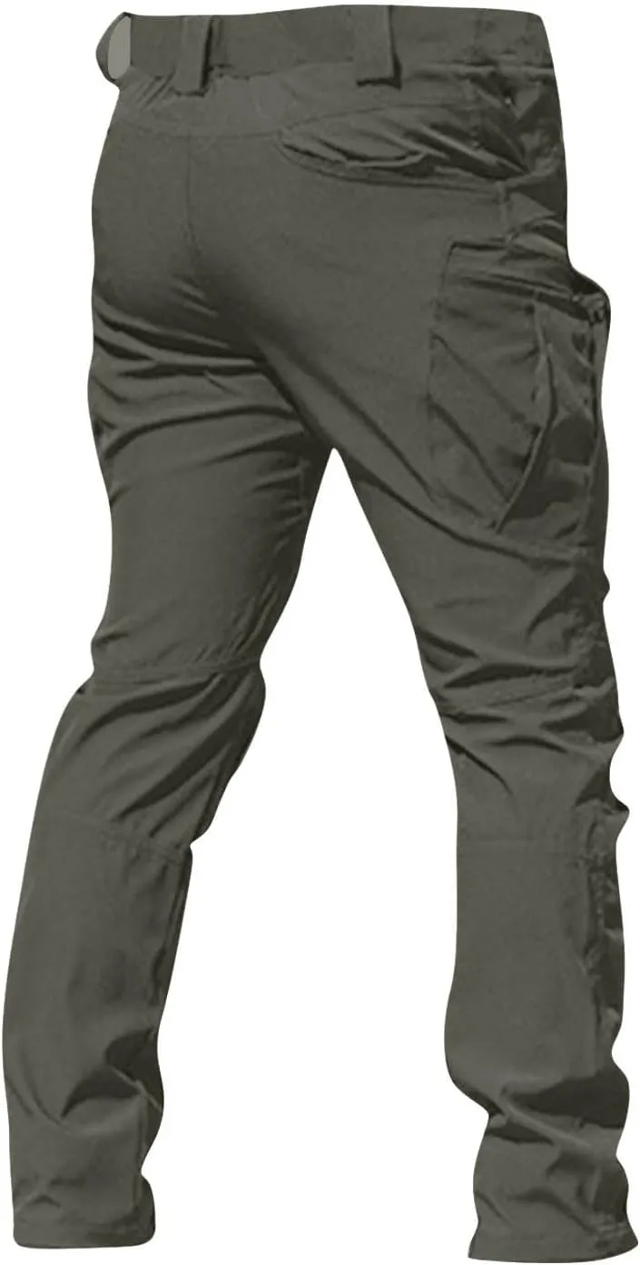 Cargo Pants for Men Water Resistant Ripstop Camo Hiking Pants Multi Pocket Outdoor Carpenter Relaxed Fit Work Pant