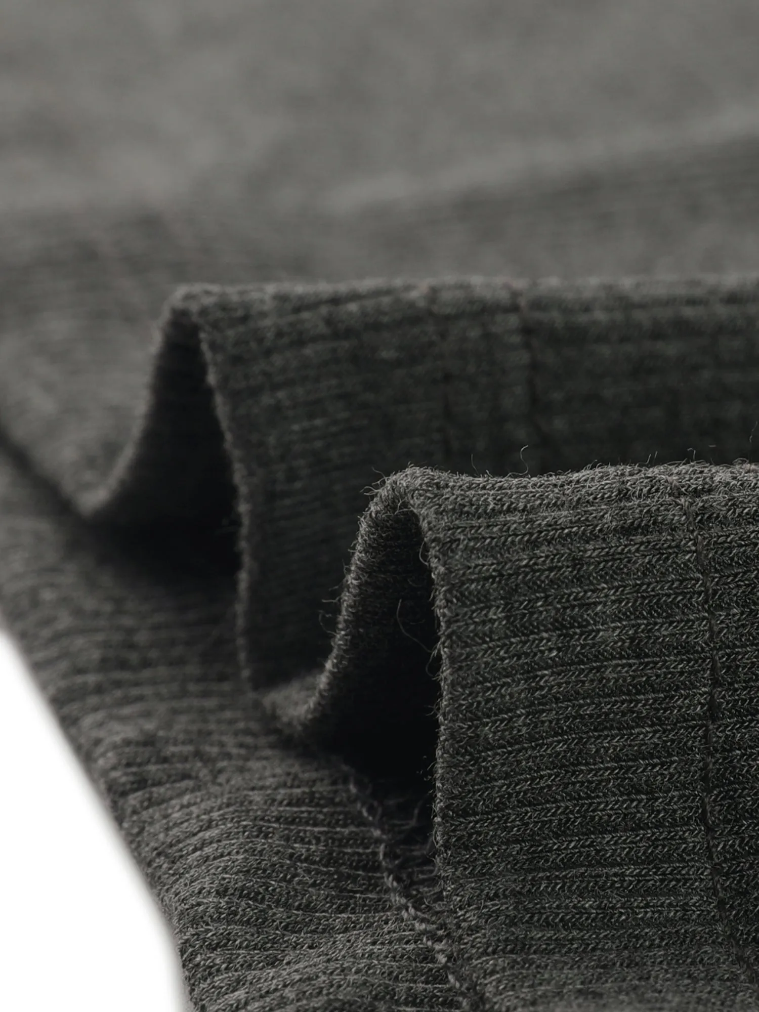 Casual V Neck Ribbed Pullover Long Sleeve Tops