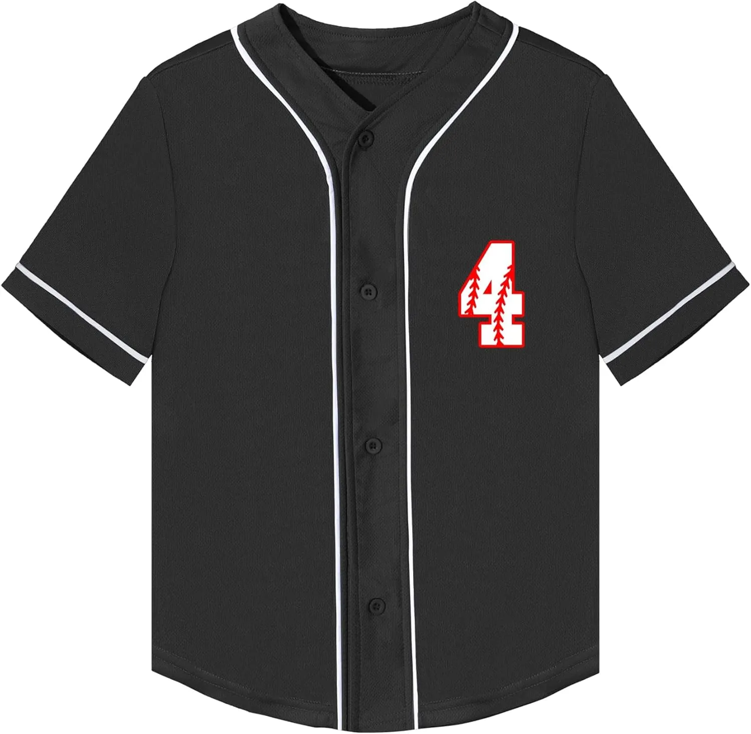 Custom Toddler Boy 2nd 3rd 4 Year-Old Baseball Jersey Personalized Printed Kids Name Birthday Shirt Outfit T-Shirts