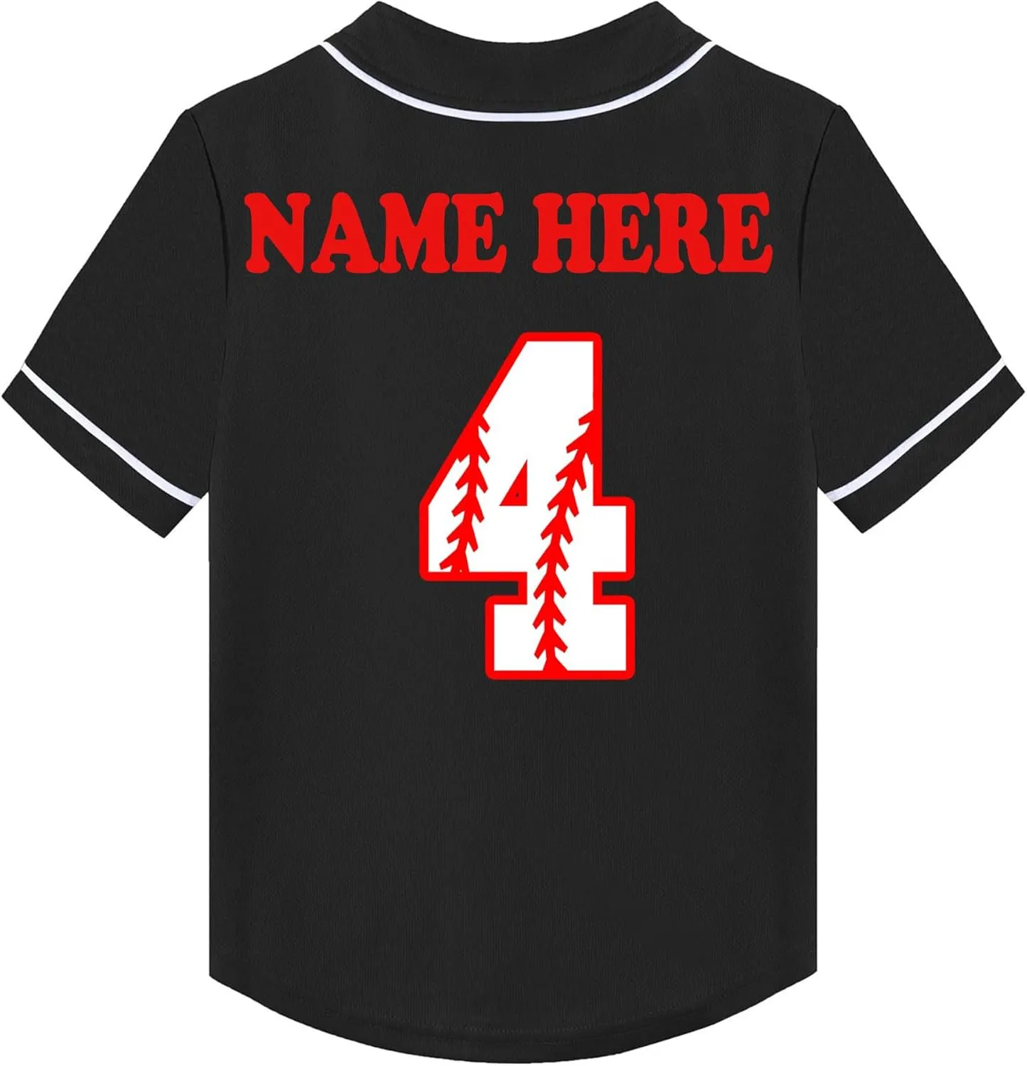 Custom Toddler Boy 2nd 3rd 4 Year-Old Baseball Jersey Personalized Printed Kids Name Birthday Shirt Outfit T-Shirts