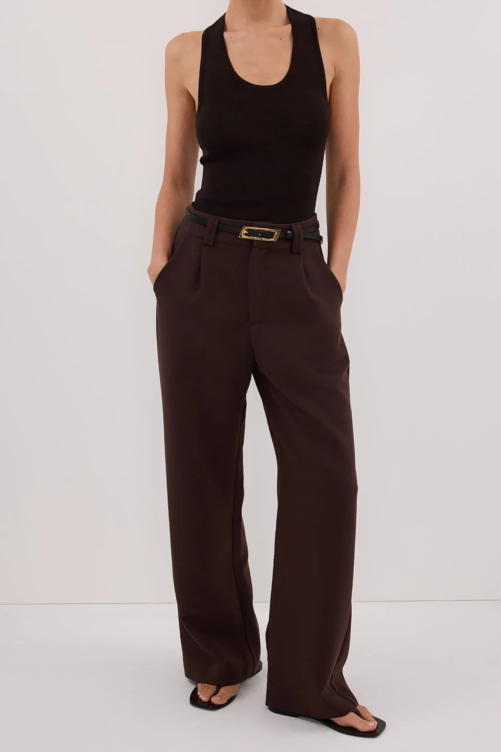 ELLE DARK CHOCOLATE PANT