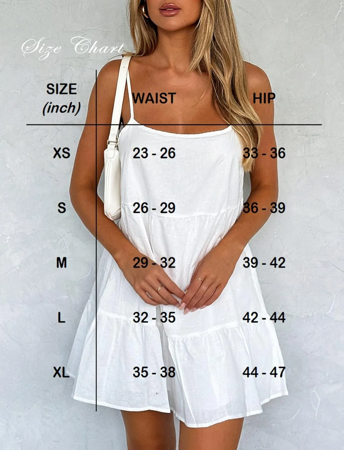 Flowy Short Sundress Mini Babydoll Dresses for Women Going Out Tiered Ruffle Beach Spaghetti Strap Swing Dress Cute