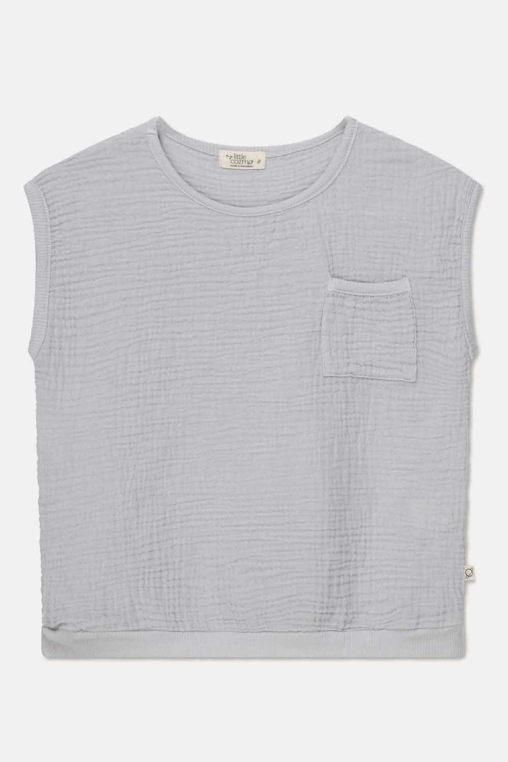Gauze Sleeveles Top
