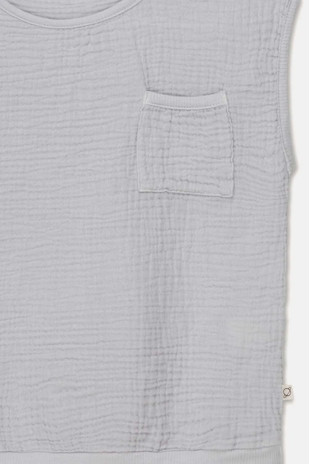 Gauze Sleeveles Top