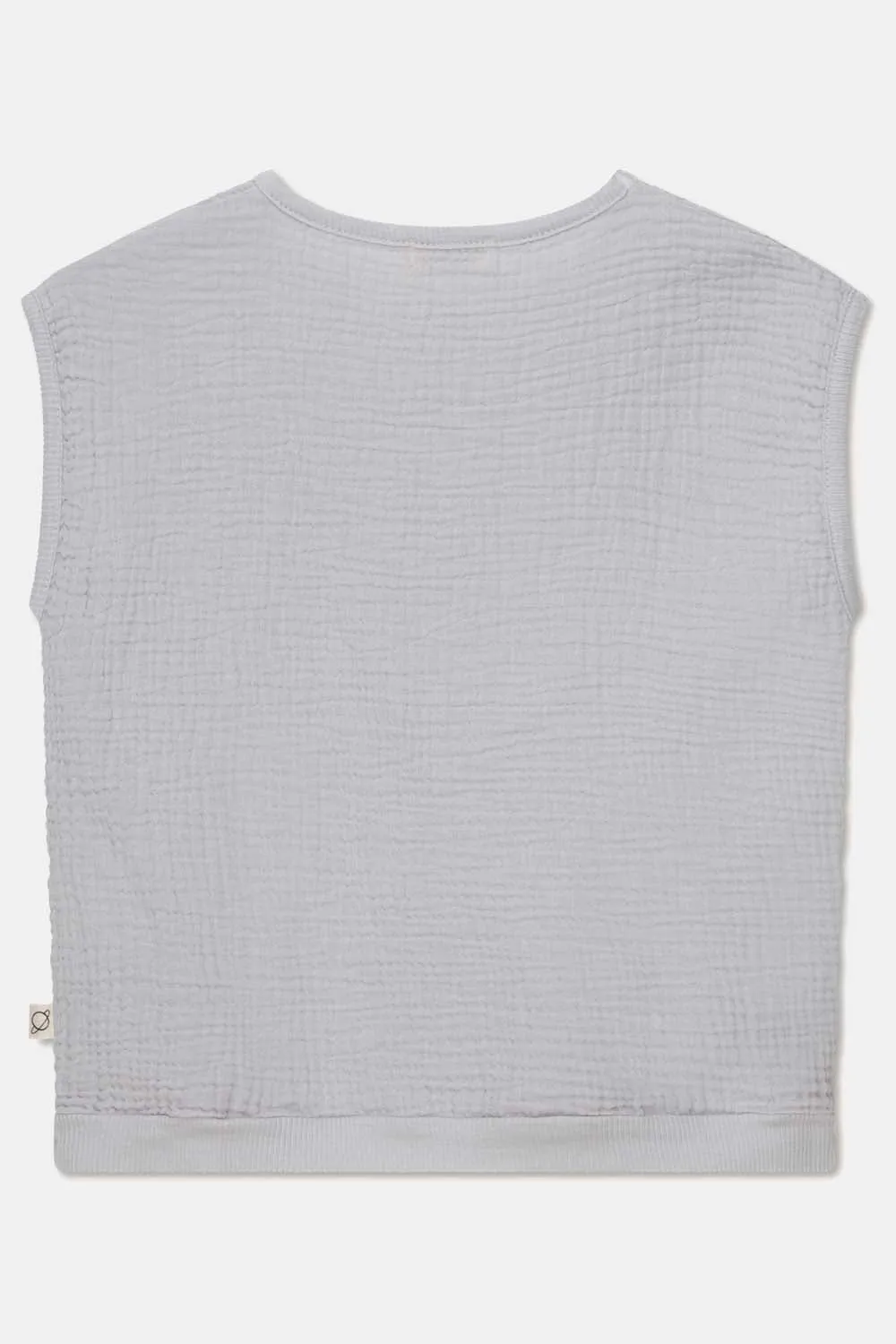 Gauze Sleeveles Top