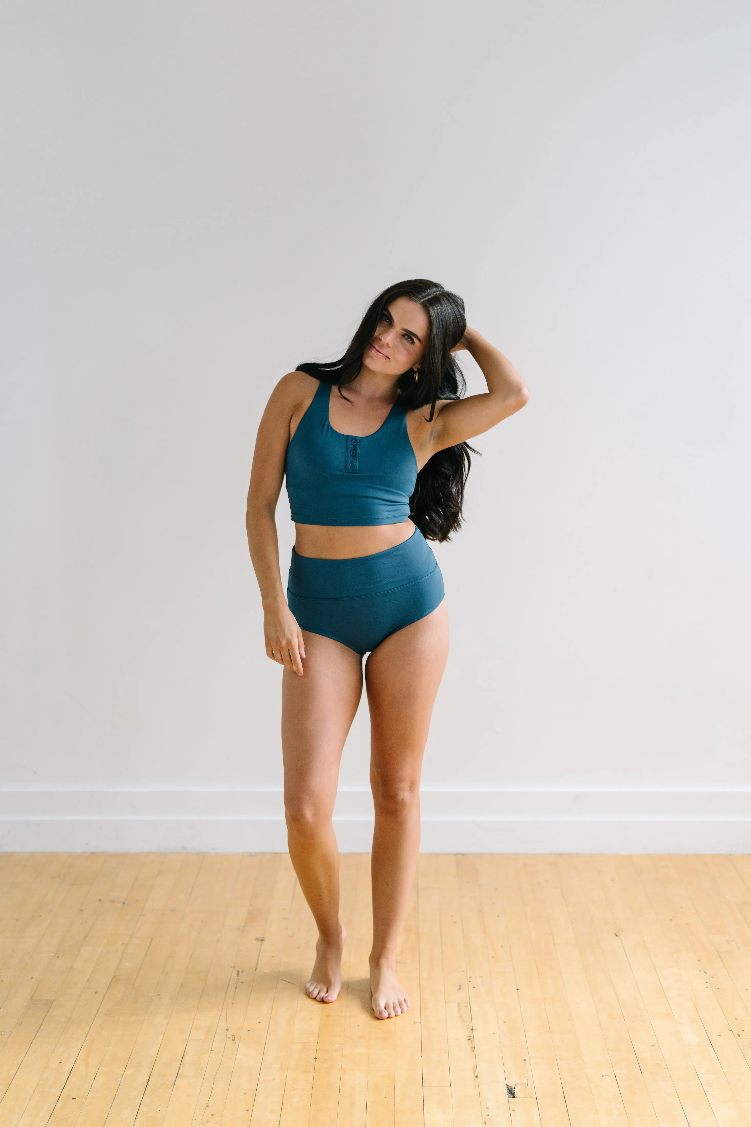 High Rise Bottoms - Teal