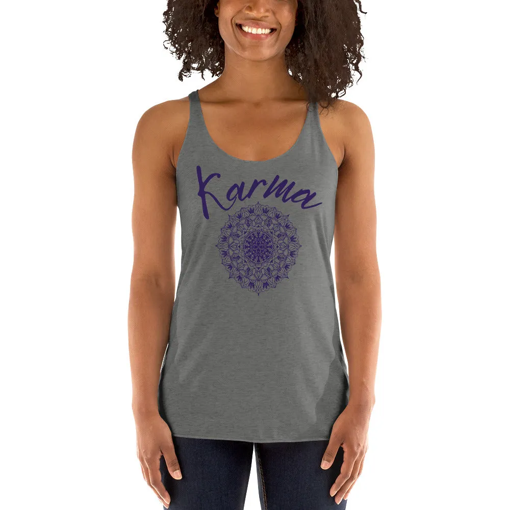 Karma & Mandala Symbol Tank Top, lioness-love