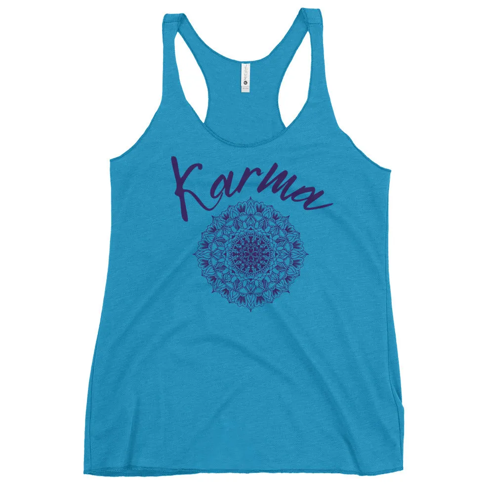 Karma & Mandala Symbol Tank Top, lioness-love