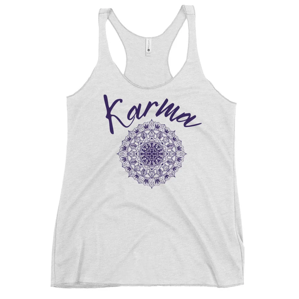 Karma & Mandala Symbol Tank Top, lioness-love