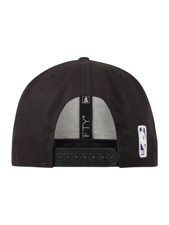 Lakers New Era Embroidered Cap, Black