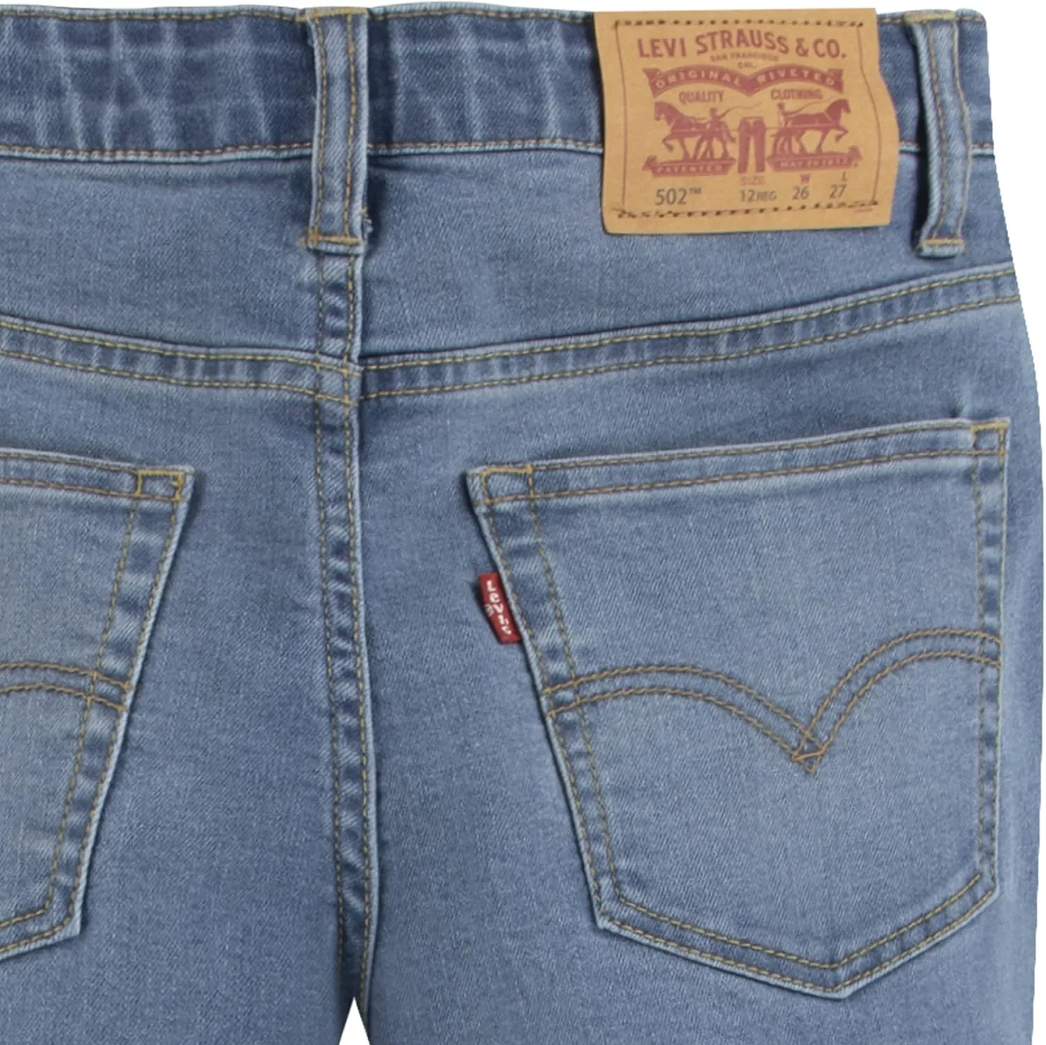 Levi's Boys' 502 Regular Taper Fit Performance Jeans