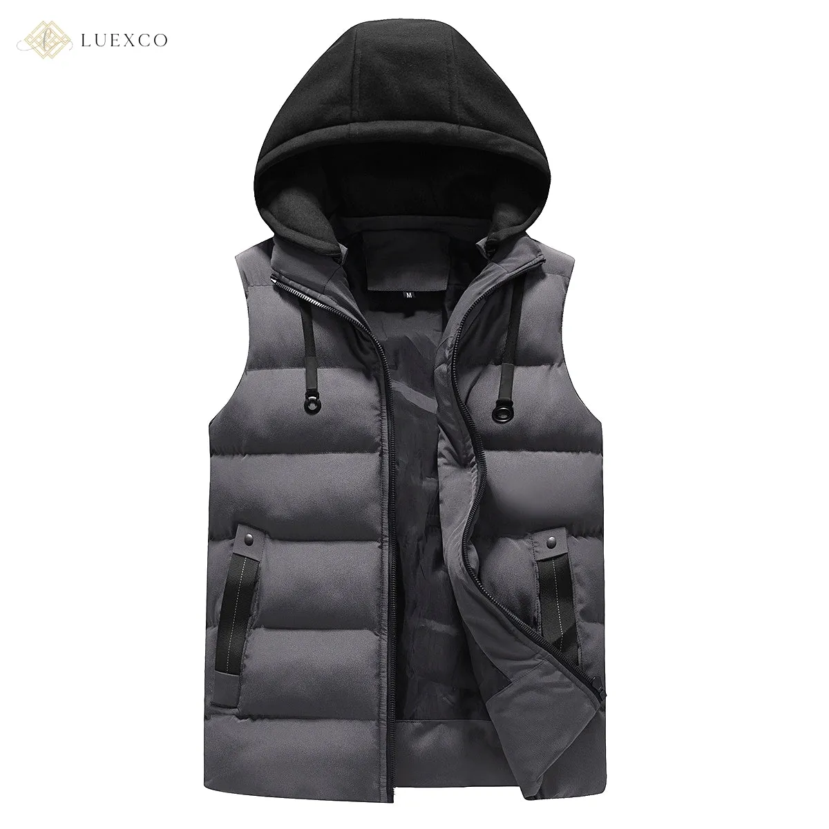 Luexco Men's Hooded Vest Urban Mode