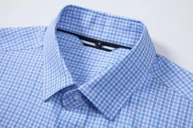 Mens Dress Shirts Stretch Long Sleeve Button Down Shirts Print Regular Fit Casual Busines Shirt