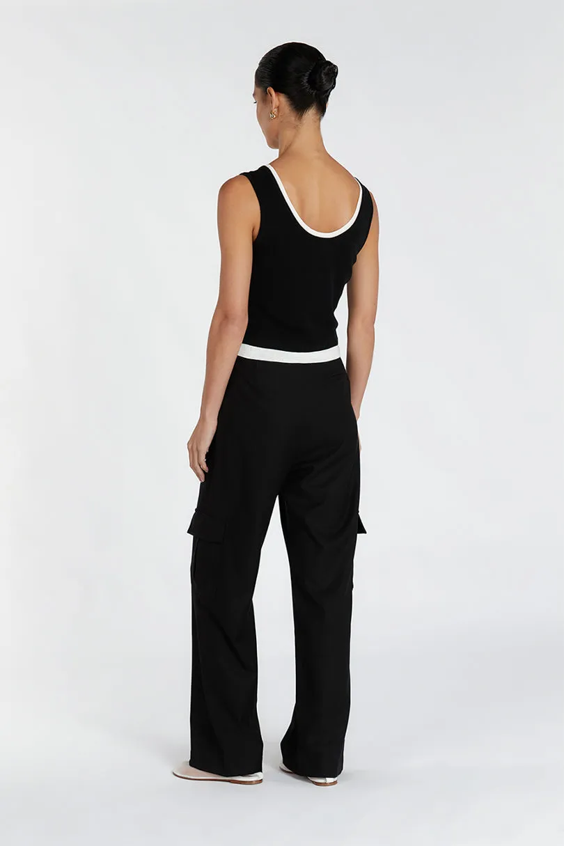 NADIA BLACK CARGO PANT