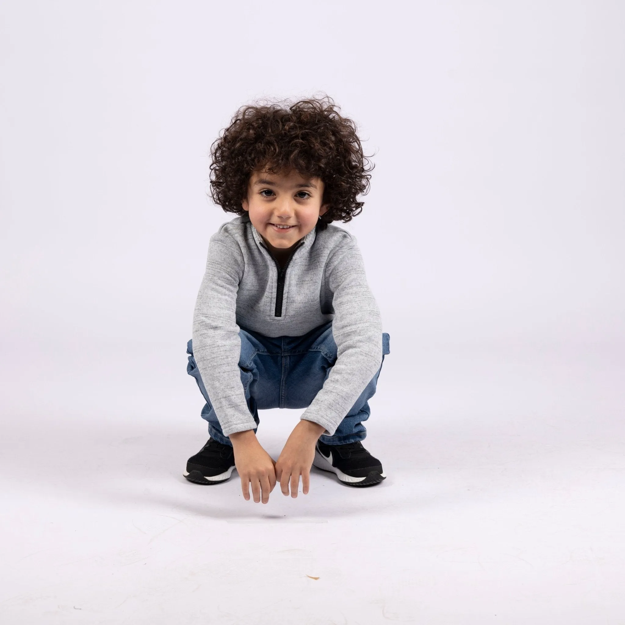 Nickel | Kids Quarter Zip Sweater
