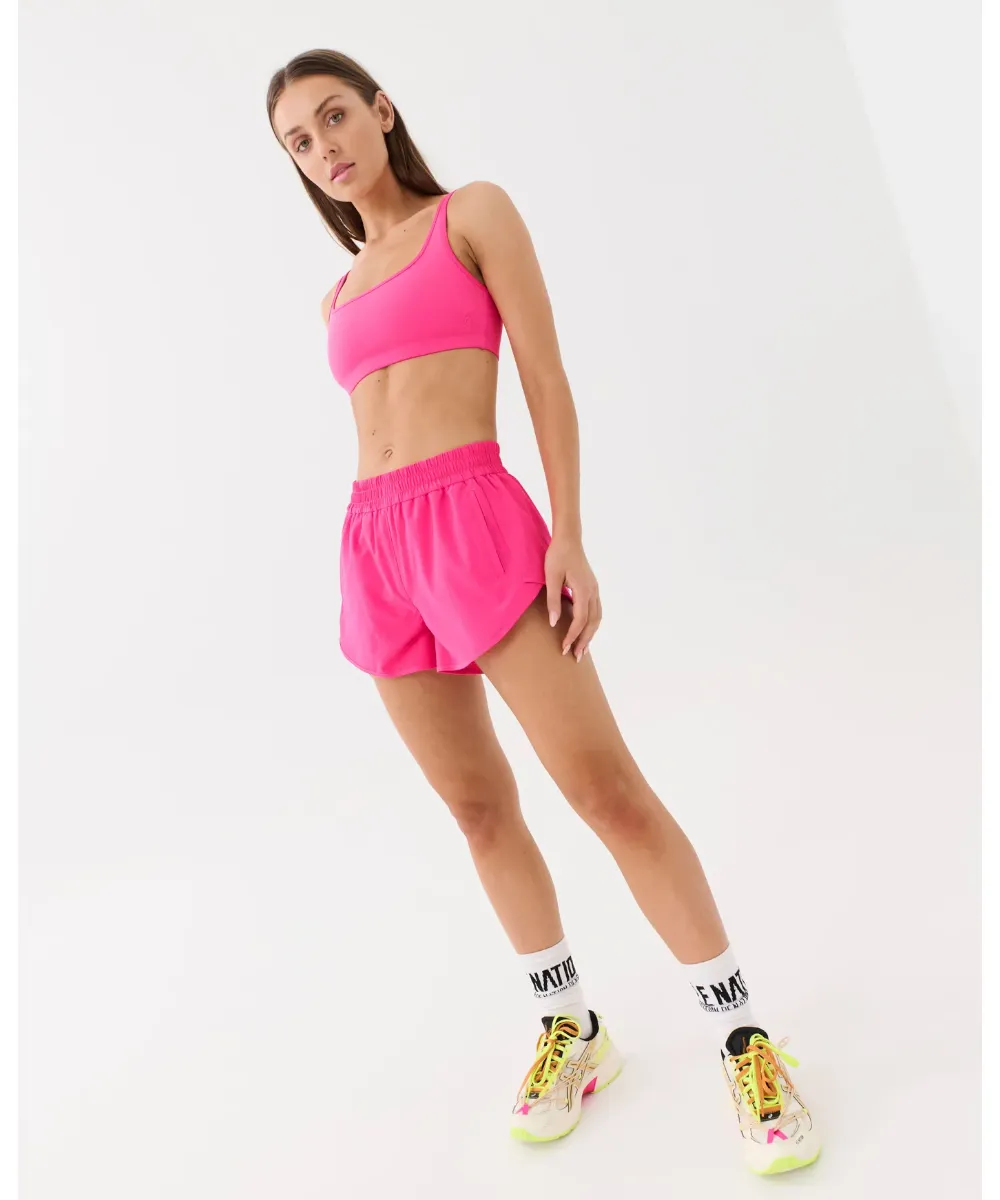 P.E Nation Full Time Short (Pink Glo)