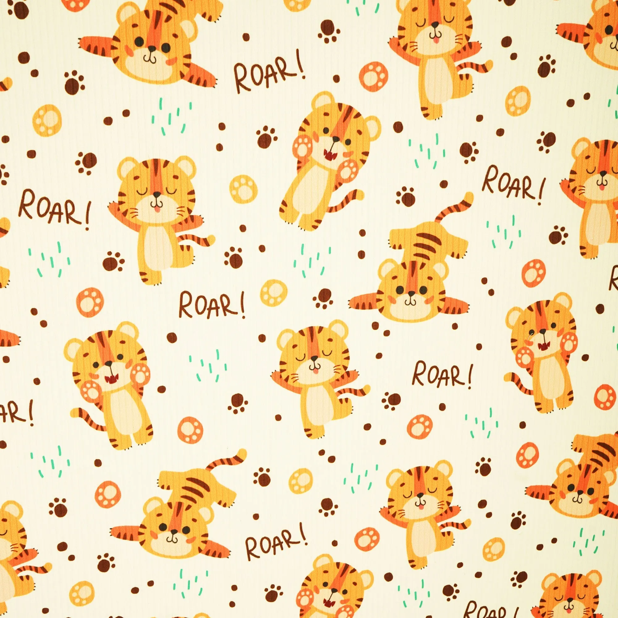 Peach Kids Print Hosiery Fabric RS-24455