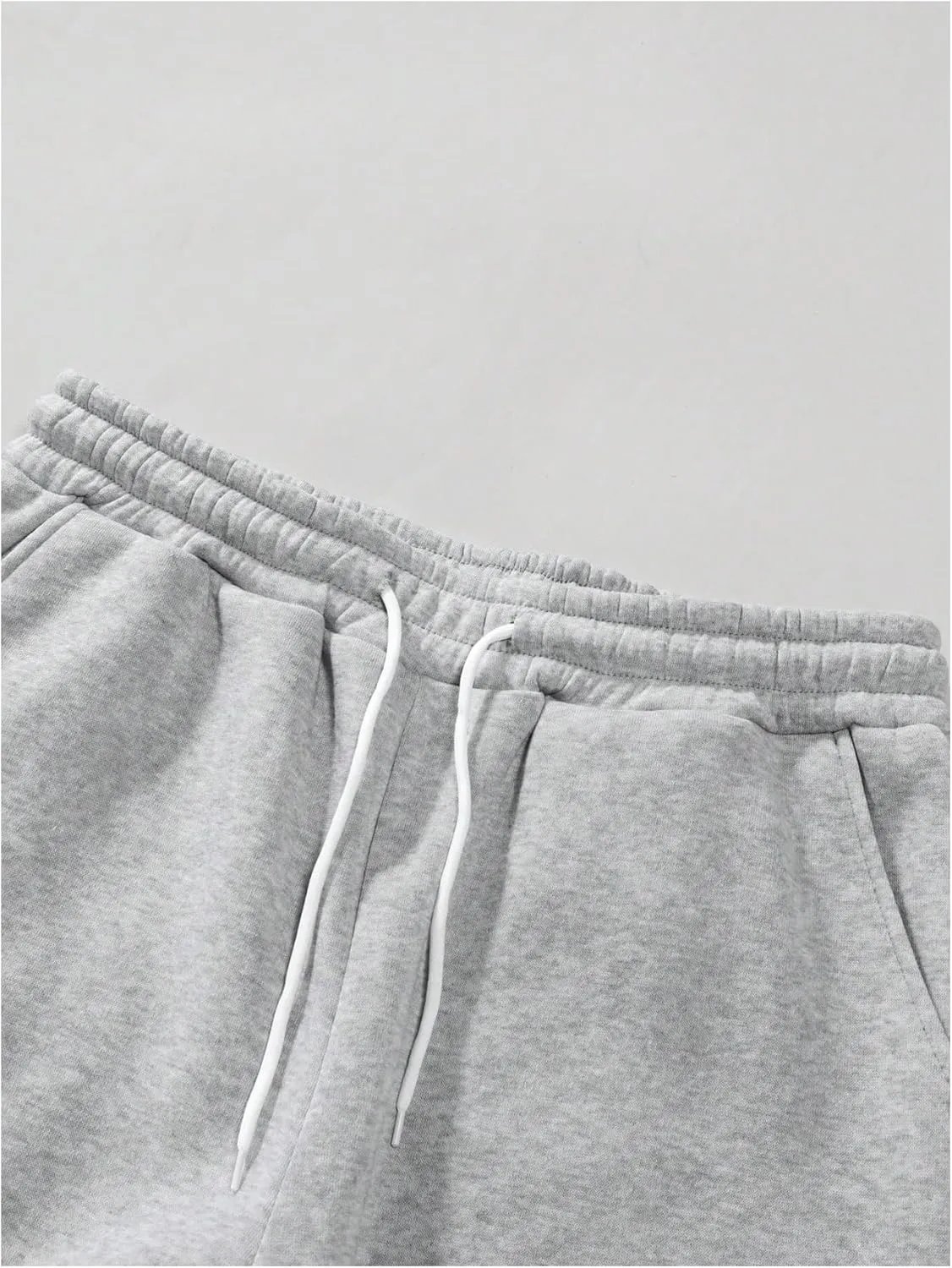 SHENHE Men's Stacked Sweatpants Graphic Loose Sweatpants Straight Leg Baggy Pants Streetwear