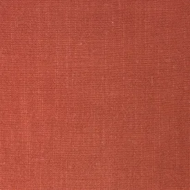 terracotta rayon/linen textured woven, Oeko-Tex certified