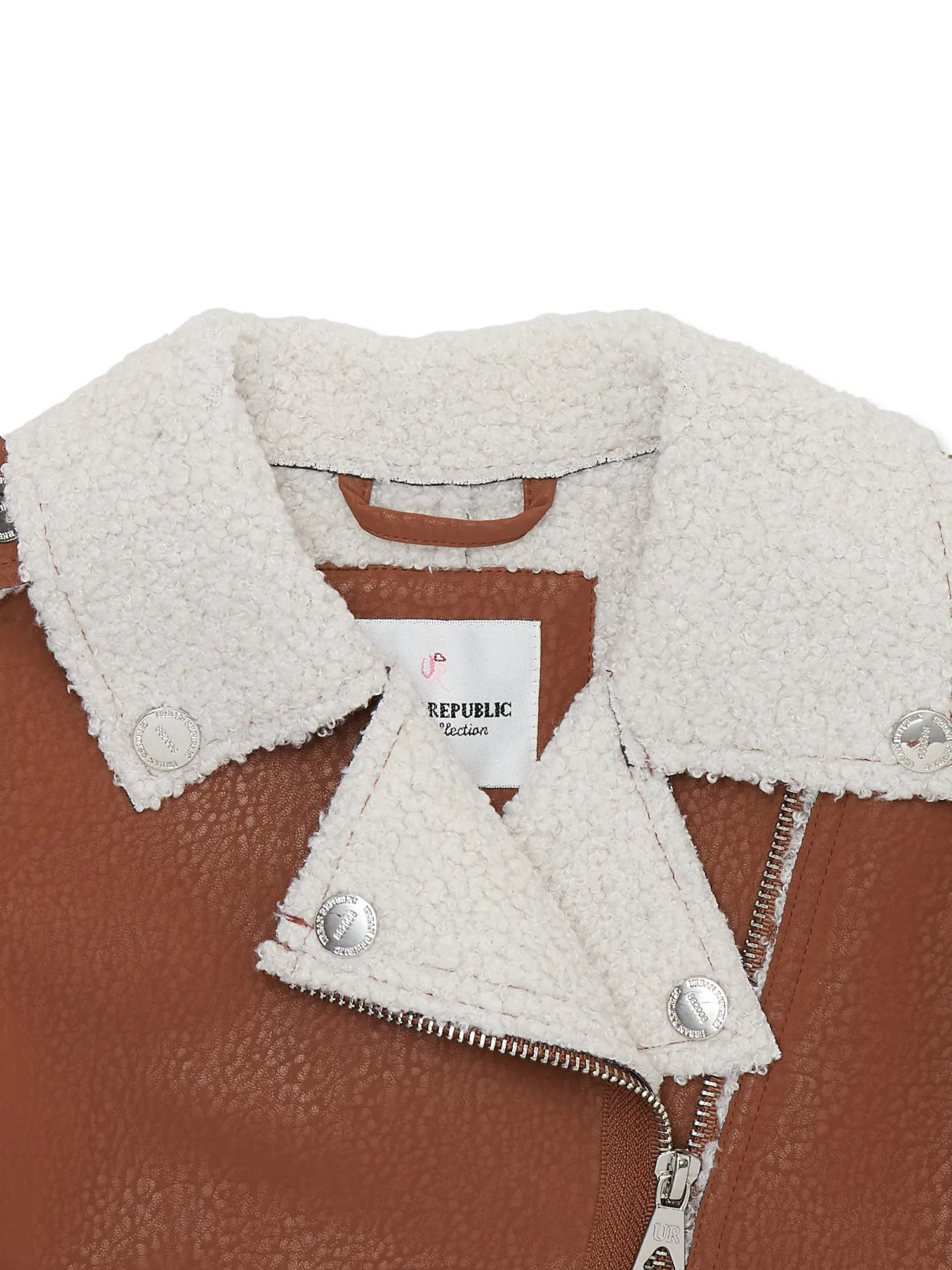 Toddler Girls Bonded Moto Jacket-ZB150