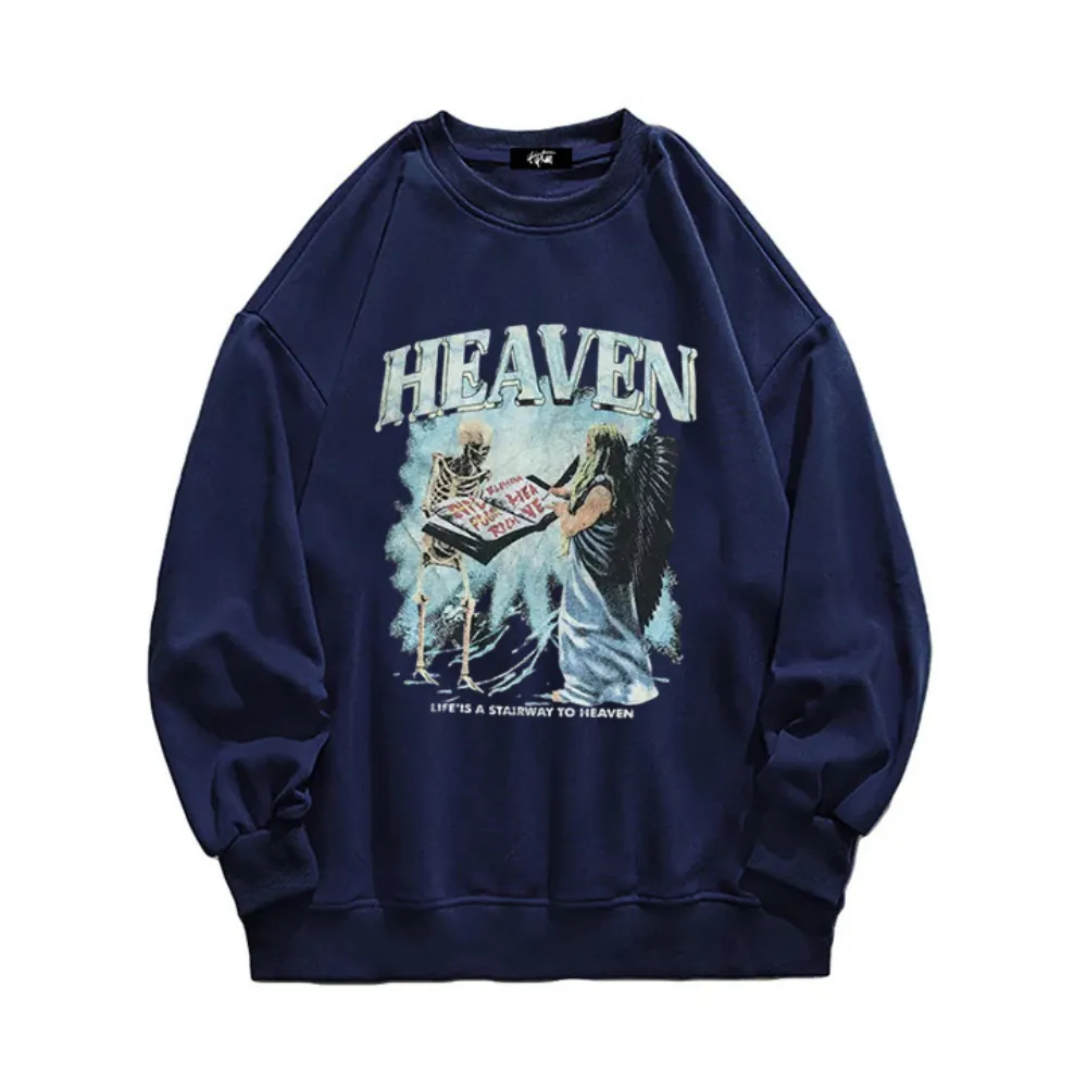 “Urban style skull character niche trendy” Sweatshirt