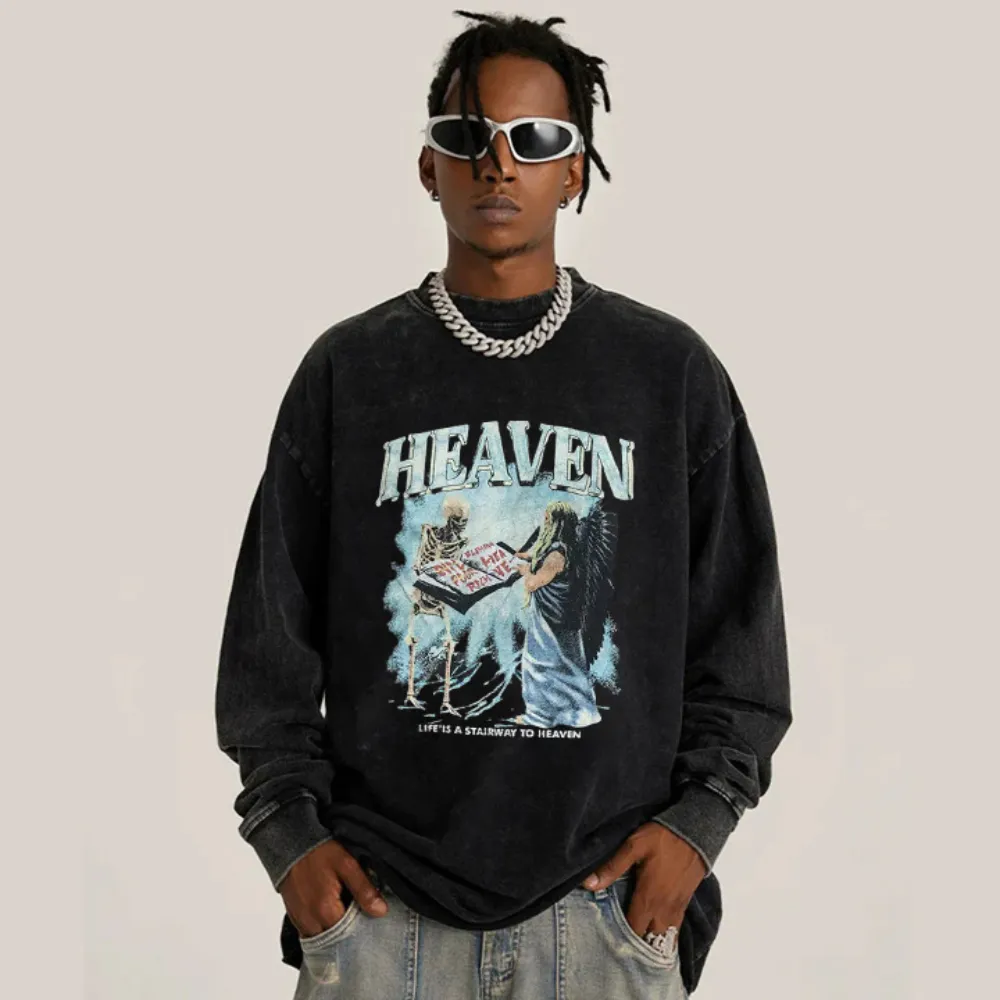 “Urban style skull character niche trendy” Sweatshirt