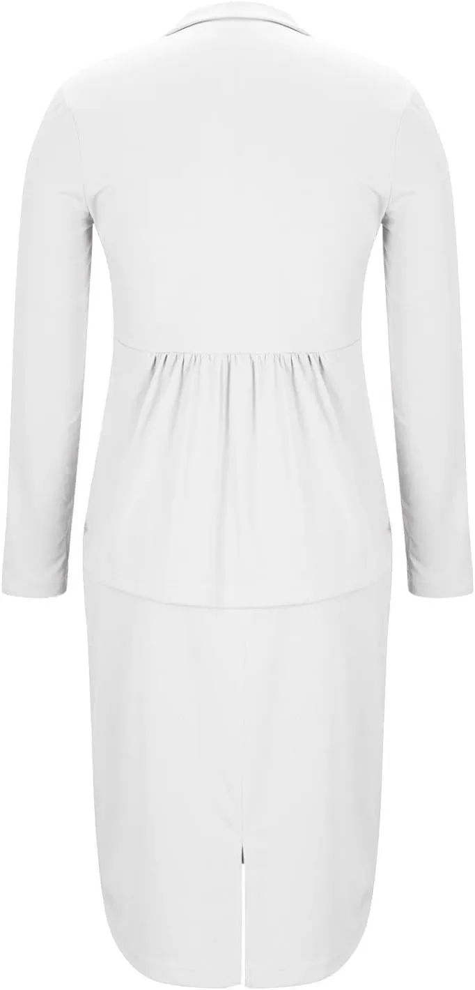 Women Two Piece Suit Skirt Set Business Casual Long Sleeve Blazer and Pencil Skirt Blazer Sets Women 2 Piece Outfits