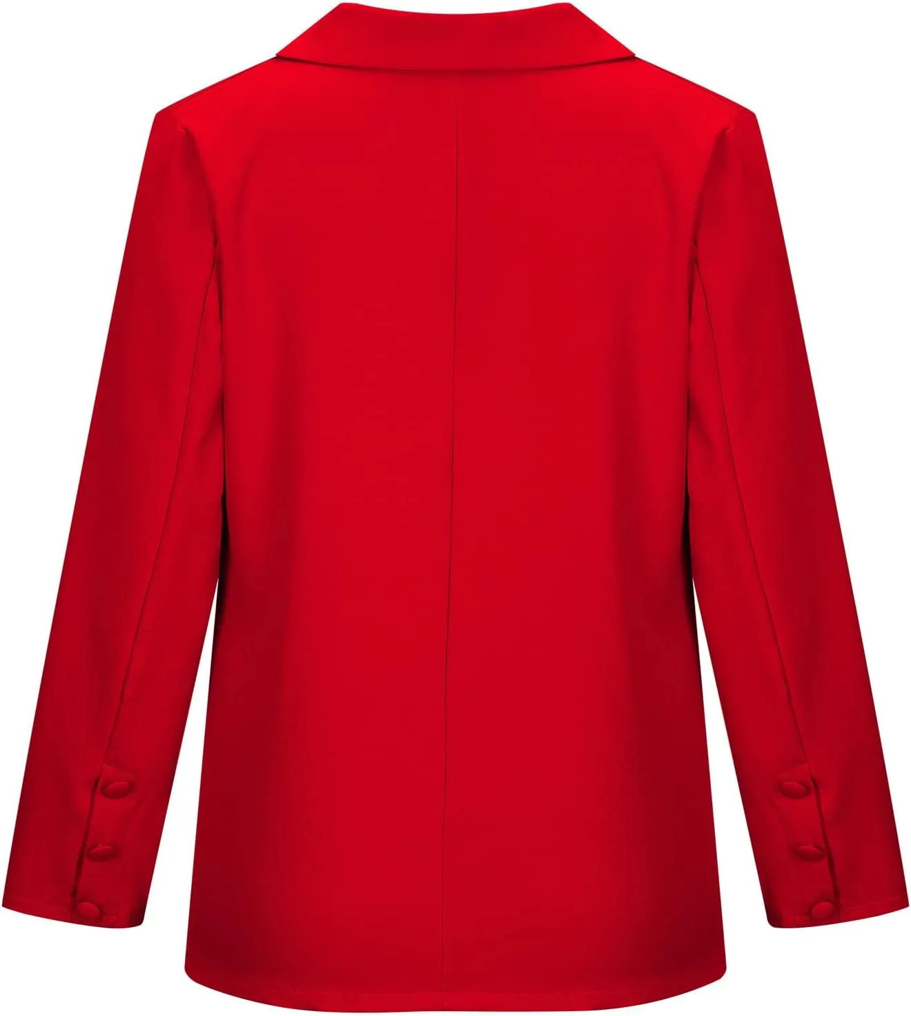 Womens Casual Bussiness Blazer Loose Long Sleeve Spring Summer Jackets Open Front Lapel Work Office Blazers Tops