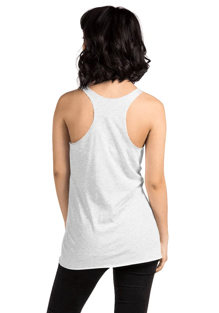 Wyoming Map Yogini Dark Color Tank Top